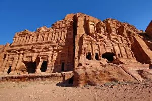 Images Dated 17th October 2016: The Corinthian Tomb and the Palace Tomb of the Royal Tombs in the rock city of Petra