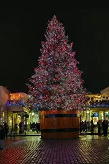 Images Dated 18th November 2012: Covent Garden Market Christmas Tree and Decorations, London