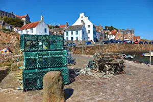 Scotland Collection: Crail fishing village and harbour, Fife, Scotland