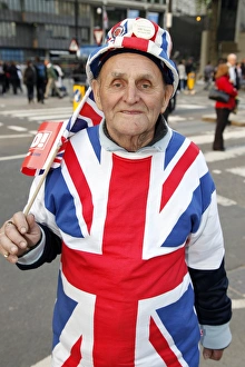 Crowds at the Royal Wedding of Prince William and Kate Middleton, London, England