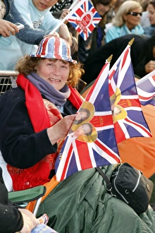 Crowds at the Royal Wedding of Prince William and Kate Middleton, London, England