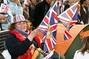 Crowds at the Royal Wedding of Prince William and Kate Middleton, London, England
