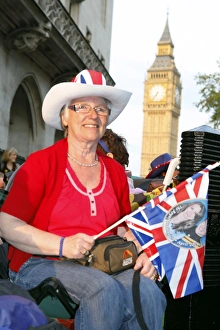 Crowds at the Royal Wedding of Prince William and Kate Middleton, London, England