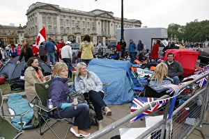 Crowds at the Royal Wedding of Prince William and Kate Middleton, London, England