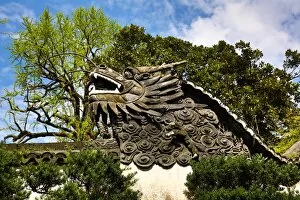 Images Dated 9th April 2015: Dragon Wall in the Yuyuan Garden in the Old City, Shanghai, China