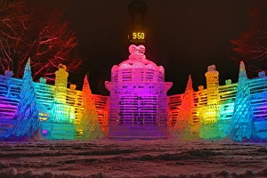 Fantastic Ice Sculptures at the 65th Sapporo Snow Festival 2014 in Japan
