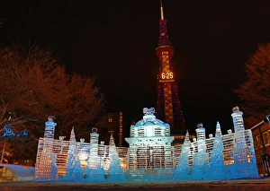 Fantastic Ice Sculptures at the 65th Sapporo Snow Festival 2014 in Japan