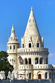 Images Dated 29th September 2017: The Fishermans Bastion or Halaszbastya in Budapest, Hungary