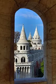 Images Dated 29th September 2017: The Fishermans Bastion or Halaszbastya in Budapest, Hungary