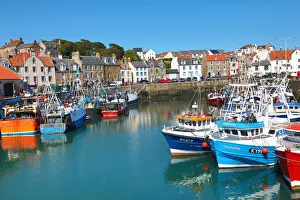 Fishing Boats in Pittenweem Harbour, Fife, Scotland