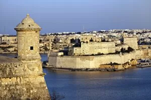 Images Dated 24th March 2012: Fort St. Angelo, Valletta, Malta