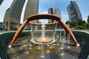 Singapore Collection: The Fountain of Wealth at Suntec City in Singapore, Republic of Singapore