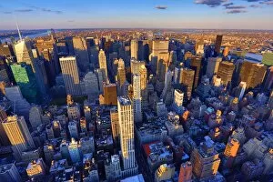 Images Dated 20th October 2013: General aerial view of the New York Manhattan city skyline, New York. America
