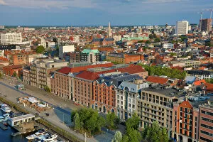 Antwerp, Belgium Collection: General city skyline view of Antwerp, Belgium