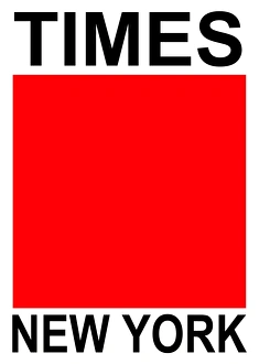 Graphic design, wordplay souvenir of Times Square, New York, USA Graphic design, wordplay souvenir of Times Square, New York, USA