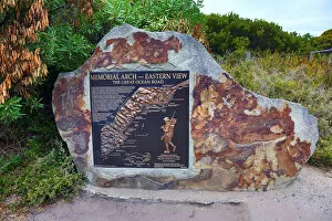 Australia Collection: Great Ocean Road Memorial, Eastern view, Victoria, Australia