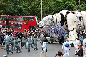 Greenpeace Save the Arctic Demonstration with Aurora the Giant Polar Bear in London Greenpeace Save the Arctic Demonstration with Aurora the Giant Polar Bear in London