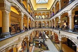 Amsterdam Collection: Interior of the Magna Plaza shopping centre and mall in Amsterdam, Holland
