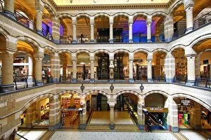 Amsterdam Collection: Interior of the Magna Plaza shopping centre and mall in Amsterdam, Holland