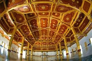 Images Dated 3rd February 2016: Interior of the main hall of the Atum Ash Monastery, Mandalay, Myanmar (Burma)
