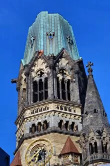Images Dated 7th June 2014: Kaiser Wilhelm Memorial Church the Gedachtniskirche in Berlin, Germany