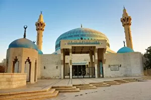 Images Dated 16th October 2016: King Abdullah I Mosque, Amman, Jordan