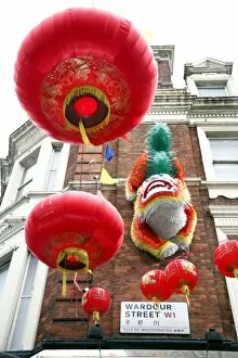 Chinese New Year Collection: Lanterns at Chinese New Year 2010 in London