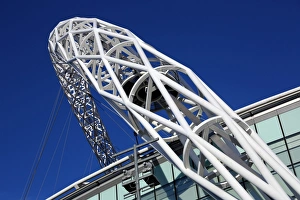 The Lattice Arch of Wembley Stadium, London, England