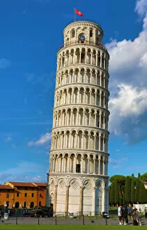 Images Dated 3rd September 2019: Leaning Tower of Pisa bell tower, Pisa, Italy