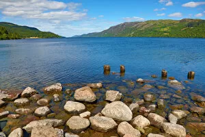 Scotland Collection: Loch Ness in the Scottish Highlands from Fort Augustus, Scotland