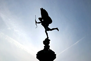 Statue of Eros in Piccadilly Circus, London