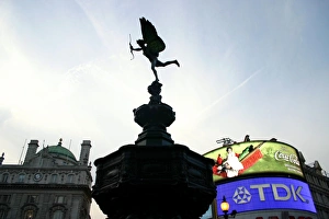 Statue of Eros in Piccadilly Circus, London
