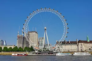 Images Dated 26th May 2018: The London Eye on the Southbank, London, England