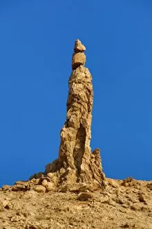 Amman and Jordan Collection: Lots wife Pillar of Salt rock formation beside the Dead Sea, Jordan