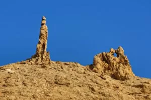 Amman and Jordan Collection: Lots wife Pillar of Salt rock formation beside the Dead Sea, Jordan