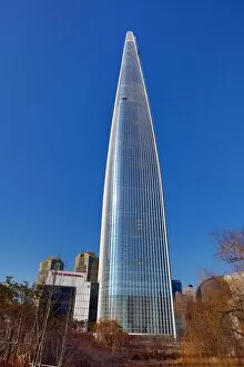 Seoul, Korea Collection: Lotte World Tower skyscraper in Jamsil, Seoul, Korea