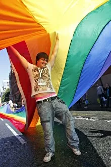 Rainbow Collection: Manchester Gay Pride Parade, Manchester, England - 27 Aug 2011