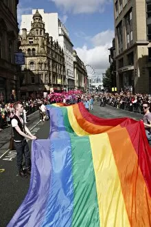 Rainbow Collection: Manchester Gay Pride Parade, Manchester, England - 27 Aug 2011