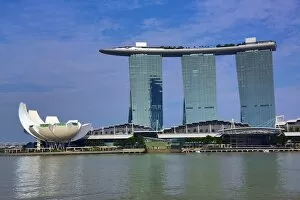 Singapore Collection: Marina Bay Sands Hotel in Marina Bay in Singapore, Republic of Singapore