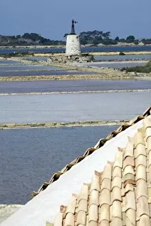 Images Dated 26th March 2012: Marsala Salt Pans, Sicily, Italy