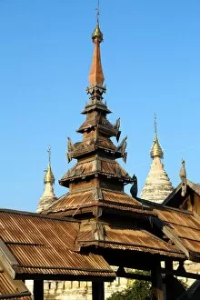 Bagan, Myanmar Collection: Min O Chantha Paya Group Temple Pagoda on the Plain of Bagan, Bagan, Myanmar (Burma)