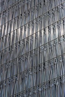 Images Dated 8th April 2013: Modern metal architecture of the GAP shop building in Ginza, Tokyo, Japan