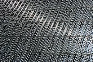 Images Dated 8th April 2013: Modern metal architecture of the GAP shop building in Ginza, Tokyo, Japan