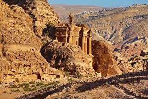 Petra, Jordan Collection: The Monastery, Ad-Deir, in the rock city of Petra, Jordan