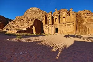 Petra, Jordan Collection: The Monastery, Ad-Deir, in the rock city of Petra, Jordan