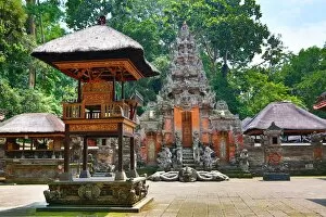 Images Dated 25th November 2013: Monkey temple at the Ubud Monkey Forest Sanctuary, Ubud, Bali, Indonesia