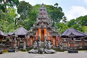 Images Dated 25th November 2013: Monkey temple at the Ubud Monkey Forest Sanctuary, Ubud, Bali, Indonesia