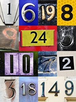 Montage of a number of numbers