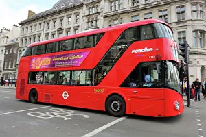 New Routemaster Red London double-decker bus
