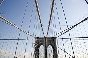 Brooklyn Bridge in New York, America, USA